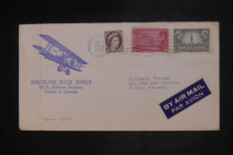 CANADA - Lettre Commerciale Par Avion > France - 1955 - M 1923 - Storia Postale