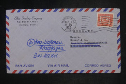 CANADA - Lettre Commerciale Par Avion > Allemagne - 1952 - M 1768 - Storia Postale