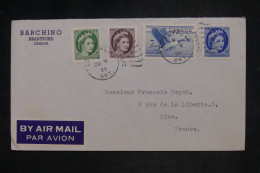 CANADA - Lettre Commerciale Par Avion > France - 1955 - M 1764 - Storia Postale
