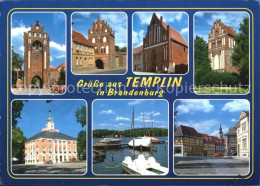 72565987 Templin Stadttor Kirche Rathaus Hafen Marktplatz Templin - Templin