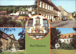 72564696 Bad Muskau Oberlausitz Wappen Am Alten Schloss Moorbad Bad Muskau - Bad Muskau