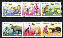 POLAND 2001 MICHEL NO:3896 - 3901  MNH - Unused Stamps
