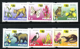 POLAND 2001 MICHEL NO:3896 - 3901  MNH - Neufs