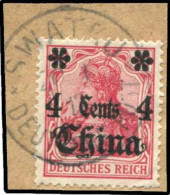 Deutsche Auslandspost China, 1917, Briefstück - China (offices)