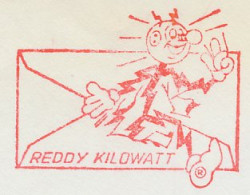 Meter Cut Belgium 1975 Reddy Kilowatt - Elektriciteit