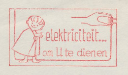 Meter Cover Netherlands 1962 Electricity ... To Serve You - Middelburg - Elektriciteit