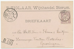 Kleinrondstempel Bierum 1898 - Non Classés