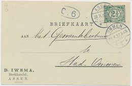 Firma Briefkaart Assen 1912 - Boekhandel - Non Classés