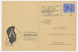 Firma Briefkaart Voorburg 1948 - Etalagebureau - Non Classés