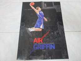 BASKET NBA POSTER 31 Blake GRIFFIN LA CLIPPERS Au Dos Kenneth FARIED Ty LAWSON   - Otros & Sin Clasificación