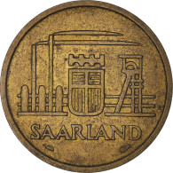 Monnaie, Saare, 20 Franken, 1954, Paris, TTB, Bronze-Aluminium, KM:2 - Other & Unclassified