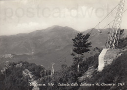 CARTOLINA  ABETONE M. 1400 PISTOIA TOSCANA SEDIOVIA DELLA SELLETTA E M. CIMONE M. 2165 VIAGGIATA 1958   Y10 - Pistoia