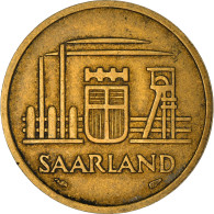 Monnaie, SAARLAND, 20 Franken, 1954, Paris, TB+, Aluminum-Bronze, KM:2 - Other & Unclassified