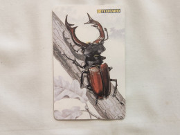 CZECH REPUBLIC-(C278A-18.03.99)-Beetle Lucanus Cervus-(221)-(50units)-(01.03.1999)(tirage-150.000)-used Card - Czech Republic