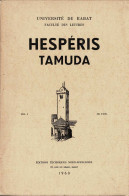 Hespéris Tamuda Vol. I. Fasc. III - Zonder Classificatie