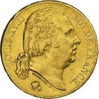 France, Louis XVIII, 20 Francs, 1820, Paris, Or, SUP, Gadoury:1028 - 20 Francs (or)