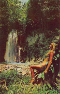 Saint Lucia - Woman Sun Bathing Near Waterfall At Diamond Estate - Publ. Dukane Press  - Saint Lucia