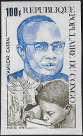 Congo Brazza 1974 Y&T 345 Essai De Couleurs. Amilcar Cabral, Enfant Qui Mange, Vaches - Vacas