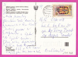 294761 / Czechoslovakia - Postal Museum - Vyšší Brod , Praha PC 1989 USED 60h Praga 1962 International Stamp Exhibition - Covers & Documents