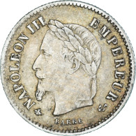 Monnaie, France, Napoleon III, Napoléon III, 20 Centimes, 1867, Paris, TTB+ - 20 Centimes