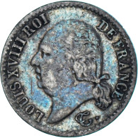 Monnaie, France, Louis XVIII, 1/4 Franc, 1817, Paris, TB+, Argent, Gadoury:352 - 25 Centimes