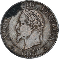 Monnaie, France, Napoleon III, 2 Centimes, 1861, Paris, TTB, Bronze, Gadoury:104 - 2 Centimes