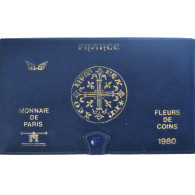 Monnaie, France, Coffret 1 C. à 50 Frs., 1980, Monnaie De Paris, FDC, FDC - Other & Unclassified
