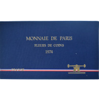 Monnaie, France, Coffret 1 C. à 50 Frs., 1974, Monnaie De Paris, FDC, FDC - Other & Unclassified