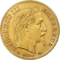 France, Napoléon III, 10 Francs, 1862, Paris, Or, SUP, Gadoury:1014a - 10 Francs (oro)