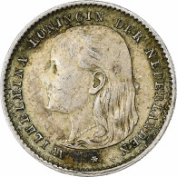 Pays-Bas, Wilhelmina I, 10 Cents, 1893, Argent, TTB, KM:116 - 10 Cent