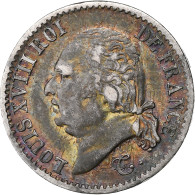 France, Louis XVIII, 1/4 Franc, 1817, Nantes, Argent, TB+, KM:678.10 - 25 Centimes