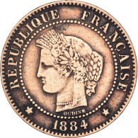 Monnaie, France, 2 Centimes, 1884 - 2 Centimes