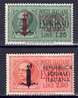Italien 1944 - Eilmarken, Nr. 648 - 649, Postfrisch ** / MNH - Nuevos