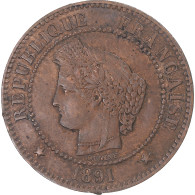 Monnaie, France, 2 Centimes, 1891 - 2 Centimes