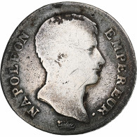 France, Napoléon I, 1 Franc, 1806, Paris, Argent, B, Gadoury:444 - 1 Franc