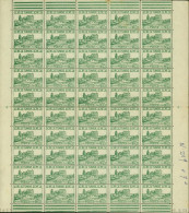 Tunisie 1939- Colonie Française-Timbres Neufs.Yv. Nr.: 219 A.Feuille De 50 Avec Interpanneaux + Coin Daté (EB) AR-03289 - Unused Stamps