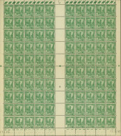 Tunisie 1942- Colonie Française-Timbres Neufs.Yv. Nr.: 207.Feuille De 100 Avec Interpanneaux + Coin Daté (EB) AR-03291 - Ungebraucht