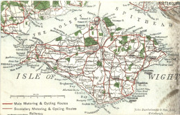 Landkarte - Isle Of Wight - Altri & Non Classificati