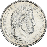 Monnaie, France, Louis-Philippe, 25 Centimes, 1845, Rouen, SPL+, Argent - 25 Centimes