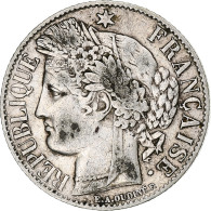 Monnaie, France, Cérès, Franc, 1887, Paris, TTB, Argent, KM:822.1, Le - 1 Franc