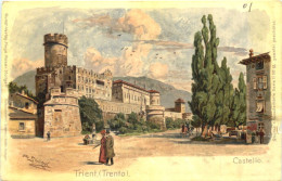 Trient - Castello - Litho - Trento