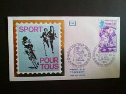 Enveloppe Premier Jour FDC De France : Sport Pour Tous  1978 - 1970-1979