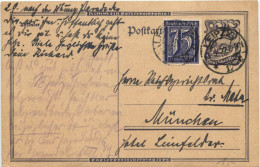Ganzsache 1922 - Leipzig - Other & Unclassified