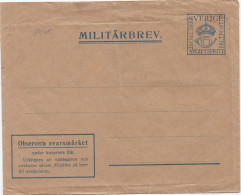 37746# MILITÄRBREV AVGIFTSFRITT FRANCHISE MILITAIRE SVERIGE SUEDE SWEDEN Faltpost Fieldpost Cover - Militaire Zegels