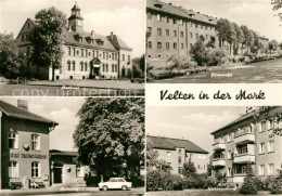 43352575 Velten Rathaus Poststrasse Bahnhof Wohnsiedlung Velten - Velten