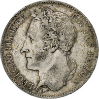 Belgique, Leopold I, 5 Francs, 1849, Bruxelles, Argent, TTB, KM:3.2 - 5 Francs