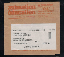 BANDE POUR JOURNAL ANIMATION EDUCATION ( Lot 34 ) - Newspaper Bands