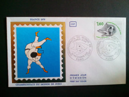 Enveloppe Premier Jour FDC De France : Championnats Du Monde De Judo 1979 - 1970-1979