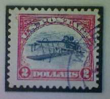 United States, Scott #4806a, Used(o), 2013, Inverted Jenny, Single, $2, Blue, Black, And Red - Usados