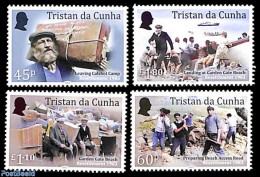 Tristan Da Cunha 2023 Resettlement Of 1963 4v, Mint NH, Transport - Ships And Boats - Ships